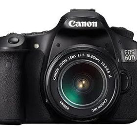 【中古】(非常に良い)Canon デジタル一眼レフカメラ EOS 60D レンズキット EF-S18-55mm F3.5-5.6 IS付属 EOS60D1855ISLK
