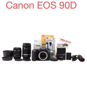 保証付き/Canon EOS 90D標準＆望遠ダブルレンズセ ット