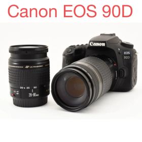 一眼レフカメラCanon EOS 90D 標準&望遠ダブルレンズセット