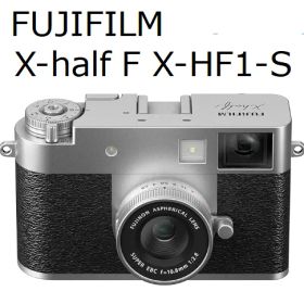 中古・美品 富士フイルム(FUJIFILM) コンパクトデジタルカメラ X-half シルバー F X-HF1-S JP 二言語対応