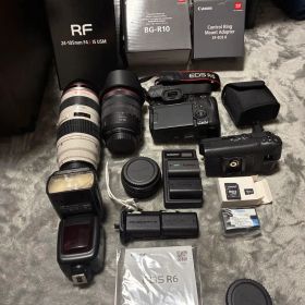 EOS R6本体その他付属品セット販売【最終値下げ】RFレンズ無し