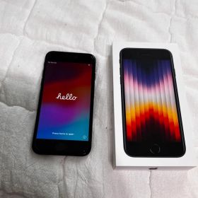 Apple iPhone SE (第3世代) ブラック 本体 箱あり 64GB