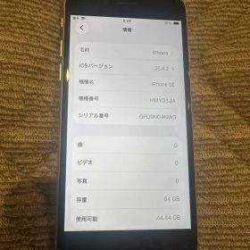 Apple iPhone SE3 64GB SIMロック解除