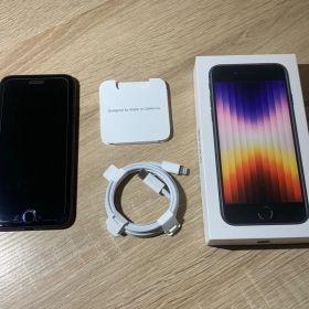 0507 iPhone SE 第3世代 64GB ミッドナイト 動作確認済み 美品 ネ