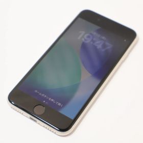 iPhone SE3 MMYD3J/A A2782 64GB スターライト SIMフリー BAT87% au判定〇 アクティベーションロックOFF 美品 Apple アップル