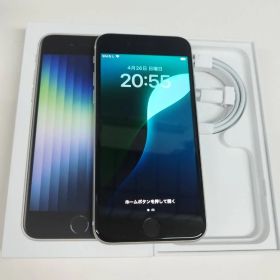 【良品】iPhone SE 第3世代/SIMフリー/A2782/64GB/スターライト〈MMYD3J/A〉