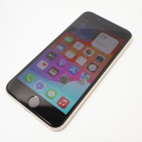 iPhone SE3 MMYD3J/A A2782 64GB スターライト SIMフリー BAT80% au判定〇 アクティベーションロックOFF 美品 Apple アップル