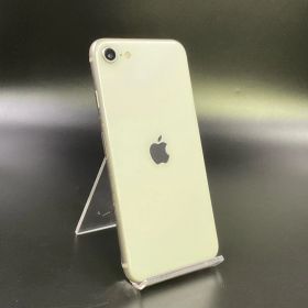 【最速発送】 iPhone SE (第3世代) 128GB Starlight docomo SIMフリー 白ロム【難有】 78%