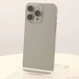 ソフマップ 〔中古品〕 iPhone15 Pro Max 256GB ナチュラルチタニウム MU6R3J／A SIMフリー【251】