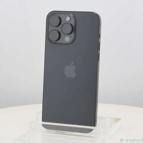 ソフマップ 〔中古品〕 iPhone15 Pro Max 512GB ブラックチタニウム MU6U3J／A SIMフリー【295】