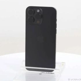 ソフマップ 〔中古品〕 iPhone15 Pro Max 512GB ブラックチタニウム MU6U3J／A SIMフリー【348】