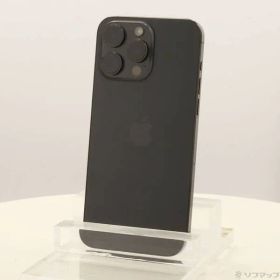 ソフマップ 〔中古品〕 iPhone15 Pro Max 512GB ブラックチタニウム MU6U3J／A SIMフリー【297】