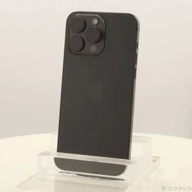 ソフマップ 〔中古品〕 iPhone15 Pro Max 512GB ブラックチタニウム MU6U3J／A SIMフリー【377】