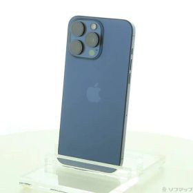 ソフマップ 〔中古品〕 iPhone15 Pro Max 512GB ブルーチタニウム MU6X3J／A SIMフリー【344】