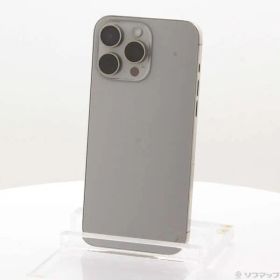 ソフマップ 〔中古品〕 iPhone15 Pro Max 1TB ナチュラルチタニウム MU713J／A SIMフリー【348】