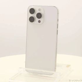 ソフマップ 〔中古品〕 iPhone15 Pro Max 256GB ホワイトチタニウム NU6Q3J／A SIMフリー【262】