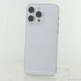 ソフマップ 〔中古品〕 iPhone15 Pro Max 256GB ホワイトチタニウム MU6Q3J／A SIMフリー【377】