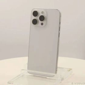 ソフマップ 〔中古品〕 iPhone15 Pro Max 512GB ホワイトチタニウム MU6V3J／A SIMフリー【348】