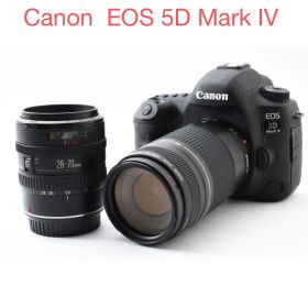 一眼レフカメラCanon EOS 5D Mark IV標準&望遠レンズセット