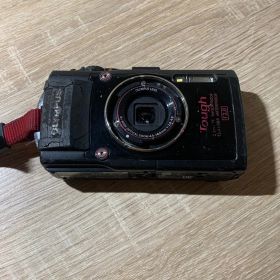 0458 OLYMPUS STYLUS TG-4 ブラック デジカメ 【ネ】