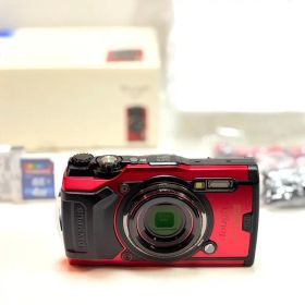 【ほぼ新品】 OLYMPUS Tough TG-6 防水 耐衝撃 レッド