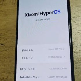 Xiaomi 11T Pro 128GB 本体 おサイフケータイ 原神 サブ機