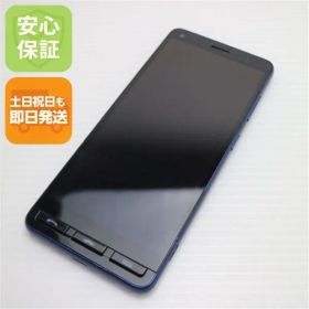 美品 A001KC Y!mobile かんたんスマホ2 ネイビー スマホ 白ロム 土日祝発送OK 03000