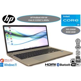 ヒューレットパッカード(hp)のHP Probook 450 G8 i5 1135G7 256GB 15型 美品(ノートPC)