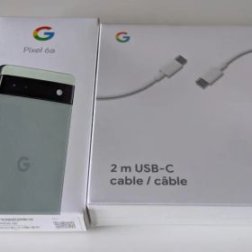 Google Pixel 6a セージと、2m USB-Cケーブル（未開封）