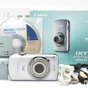 キヤノン Canon IXY DIGITAL 930IS シルバー PC1437 《動作確認済・付属品多数》 コンパクト デジタル カメラ #A1140