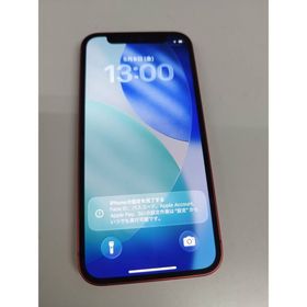 【SIMフリー】iPhone 12 mini/A2398/64GB/レッド(スマートフォン本体)