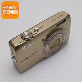 超美品 COOLPIX S6300 エレガントゴールド 中古本体 安心保証 即日発送 デジカメ Nikon デジタルカメラ 本体