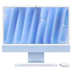 【安心の上場企業】 【新品・未開封・保証未開始】 APPLE アップル iMac 24インチ Retina 4.5Kディスプレイモデル M4チップ 10コアGPU 256GB SSD 16GBメモリ MWV13J/A ブルー JAN:4549995507195 【代引き支払い不可】【北海道沖縄離島配送不可】-FK-