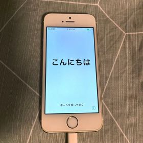 iPhone 5s 16GB ゴールド 本体 初期化済み カメラ不具合有り