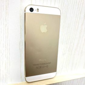 iPhone5s アイフォン本体 ゴールド 画面ひびあり SIMフリー