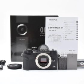 【返品保証】★極上美品★オリンパス OLYMPUS OM-D E-M10 Mark IV ボディ ブラック 《ショット数:1,934回》★ L678#7666