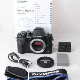 ☆新品級・ショット数1636☆ OLYMPUS ミラーレス一眼カメラ OM-D E-M10 MarkIV ボディ ブラック Mark IV 4 #2268