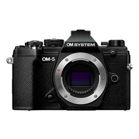 OM SYSTEM OM-5 ボディ ブラック 小型軽量 防塵 防滴 5軸手ぶれ補正 耐低温 オーエムシステム
