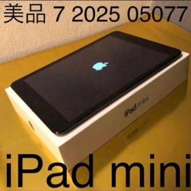 美品 7 2025 05077 iPad mini アイパッドミニ 黒