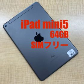 iPad mini5 本体 64GB セルラー スペースグレイ au版 SIMフリー MUX52J/A