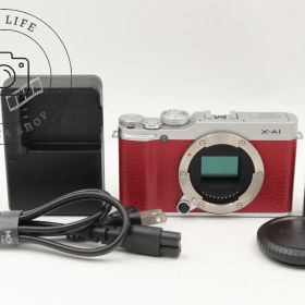 値下げ◆極上品☆富士フイルム FUJIFILM X-A1 ボディレッド ###e17167