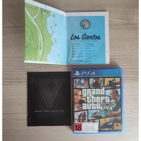 プレイステーション4(PlayStation4)のPS4 GTA5 グランド・セフト・オートⅤ 特製小冊子と地図付きの英語版(家庭用ゲームソフト)