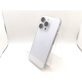【中古】Apple docomo 【SIMフリー】 iPhone 14 Pro 128GB シルバー MQ013J/A【熊本】保証期間１ヶ月【ランクB】