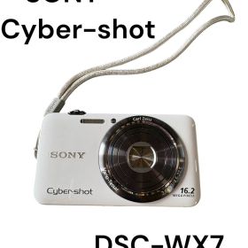 ★【カメラ】SONY Cyber-shot DSC-WX7 デジタルカメラ ホワイト 1620万画素 充電器付き バッテリー付き 説明書付き 箱付き 動作確認済み