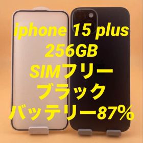 iphone 15 plus 256GB SIMフリー バッテリー87％
