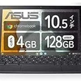 【中古】(非常に良い)ASUS Chromebook クロームブック Detachable CM3 10.5インチ 2in1 タブレット 日本語キーボード 重量506g ペン付き ミネラルグレー CM3000DVA-HT