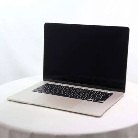 ソフマップ 〔中古品〕 MacBook Air 15.3-inch Early-2024 MC9F4J／A Apple M3 8コアCPU_10コアGPU 16GB SSD256GB スターライト 〔26.3 Tahoe〕【262】