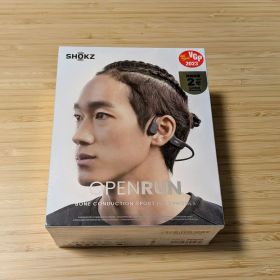 SHOKZ OPENRUN 骨伝導イヤホン ブラック SKZ-EP-000003
