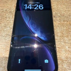 【中古正常品】iPhoneXR 64GB ブラック SIMフリー MT002J/A iPhone XR M032