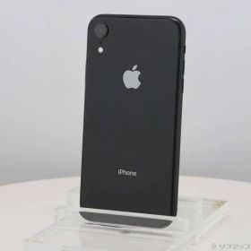 ソフマップ 〔中古品〕 iPhoneXR 64GB ブラック MT002J／A SIMフリー【352】
